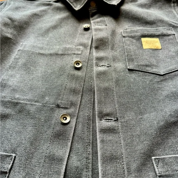 Bradley Mountain Edison Chore Coat Size Men’s Medium - Stone Washed Black - Picture 4 of 14